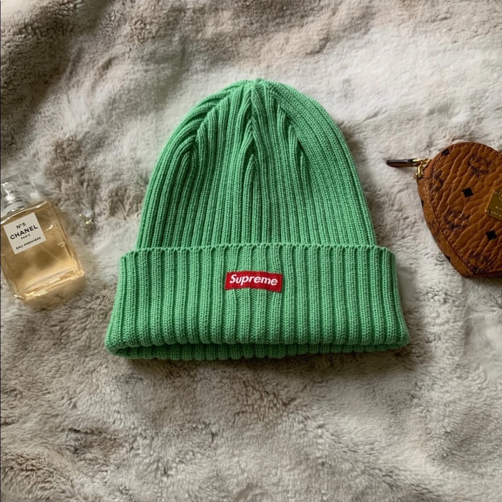 Supreme Overdyed Beanie-Mint